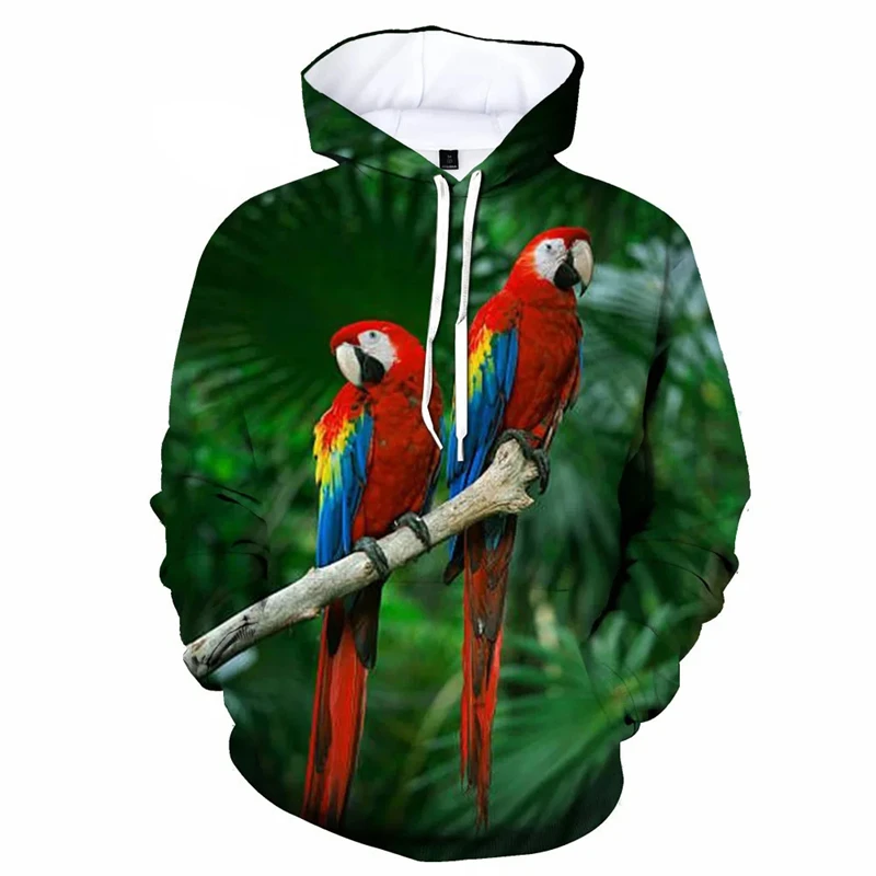 3D Printed Cute Bird Parrot Hoodies For Men Clothes Animal Psittacidae Graphic Sweatshirts Casual Pullovers Women Tracksuit Tops
3D Printed Cute Bird Parrot Hoodies For Men Clothes Animal Psittacidae Graphic Sweatshirts Casual Pullovers Women Tracksuit Tops