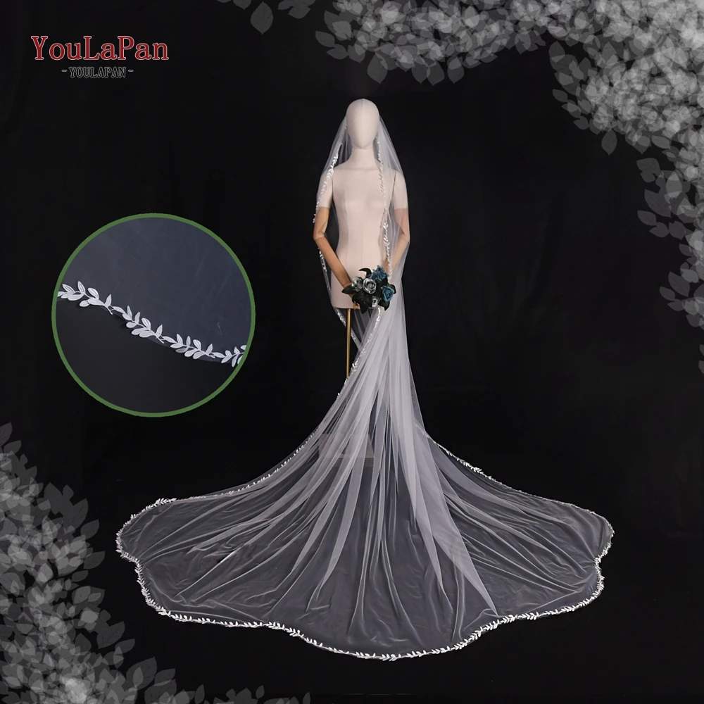YouLaPan V142 простая элегантная свадебная фата, 1 яруса, мягкая длинная, с зубчатыми краями, свадебные аксессуары
YouLaPan V142 простая элегантная свадебная фата, 1 яруса, мягкая длинная, с зубчатыми краями, свадебные аксессуары