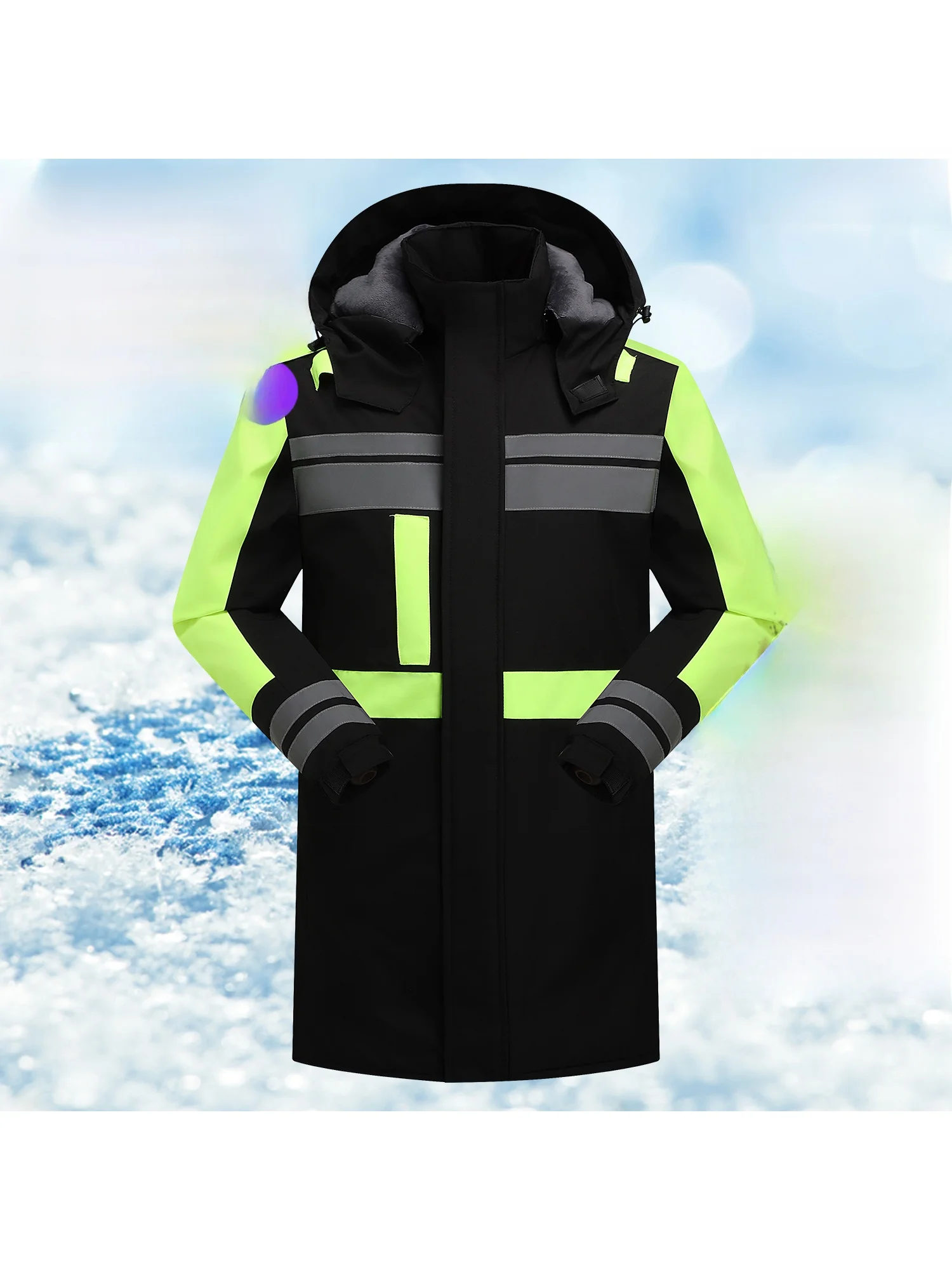 Warm Thiened Fce Lined Cotton Jaet Workwear Reflective Long Winter Coat for Men Couple Sle Stand Fit Work Protection
Warm Thiened Fce Lined Cotton Jaet Workwear Reflective Long Winter Coat for Men Couple Sle Stand Fit Work Protection