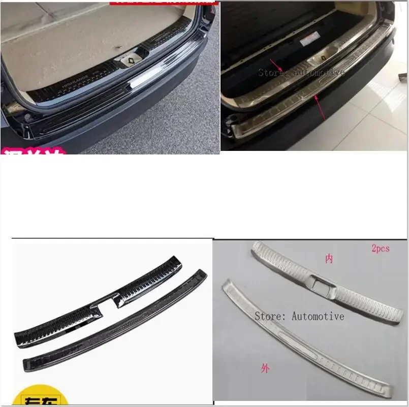 Car styling Stainless steel Rear Bumper Protector Sill plate cover 2pcs For Toyota Highlander 2014 2015 2016 2017 2018
Car styling Stainless steel Rear Bumper Protector Sill plate cover 2pcs For Toyota Highlander 2014 2015 2016 2017 2018