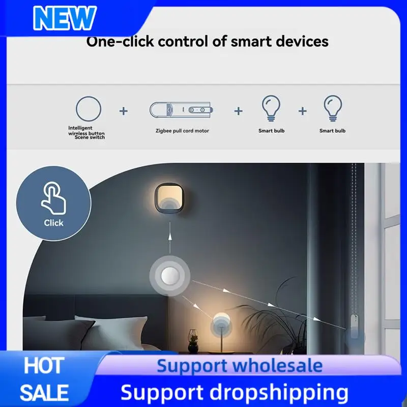 Оптимальный 2 шт. Tuya Zigbee Smart Knob Switch для беспроводной домашней автоматизации; Управляющие сцены с приложением Smart Life
Оптимальный 2 шт. Tuya Zigbee Smart Knob Switch для беспроводной домашней автоматизации; Управляющие сцены с приложением Smart Life