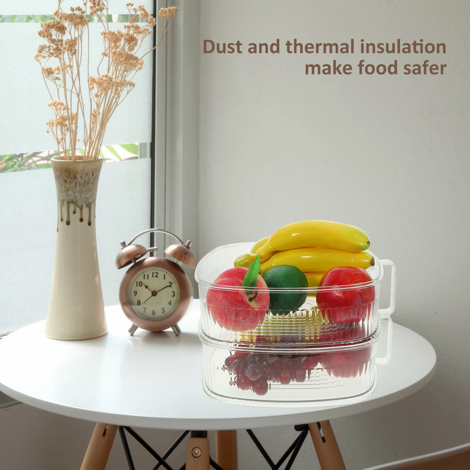 1 set Transparent Food Cover Dust Proof Supply Dish Cover for Cake Plate Hygienic Protection Thick Stable Design
1 set Transparent Food Cover Dust Proof Supply Dish Cover for Cake Plate Hygienic Protection Thick Stable Design