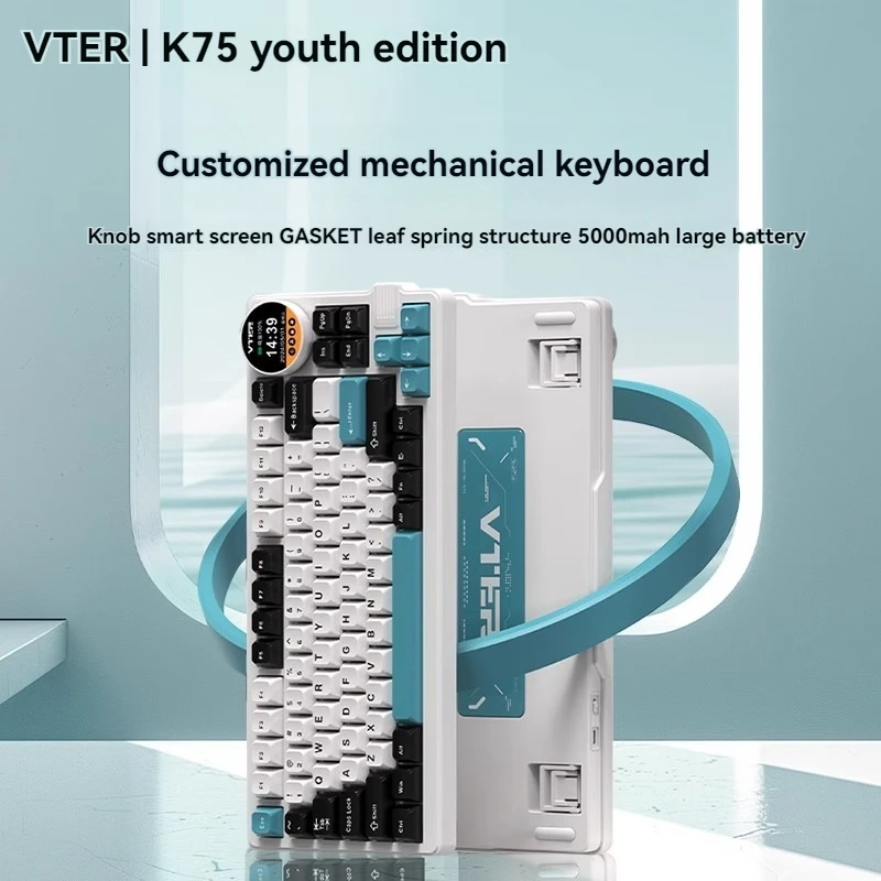 Беспроводная механическая клавиатура VTER K75, трехрежимная прокладка, 83 клавиши, индивидуальная офисная игровая клавиатура RGB с горячей заменой и ручкой
Беспроводная механическая клавиатура VTER K75, трехрежимная прокладка, 83 клавиши, индивидуальная офисная игровая клавиатура RGB с горячей заменой и ручкой
