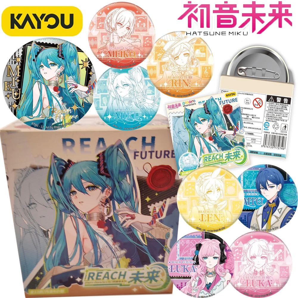 New Kayou Original Hatsune Miku Tinplate Round Badge Popular Character Unique Design Brooches for Backpack Accessories Fun Gifts
New Kayou Original Hatsune Miku Tinplate Round Badge Popular Character Unique Design Brooches for Backpack Accessories Fun Gifts