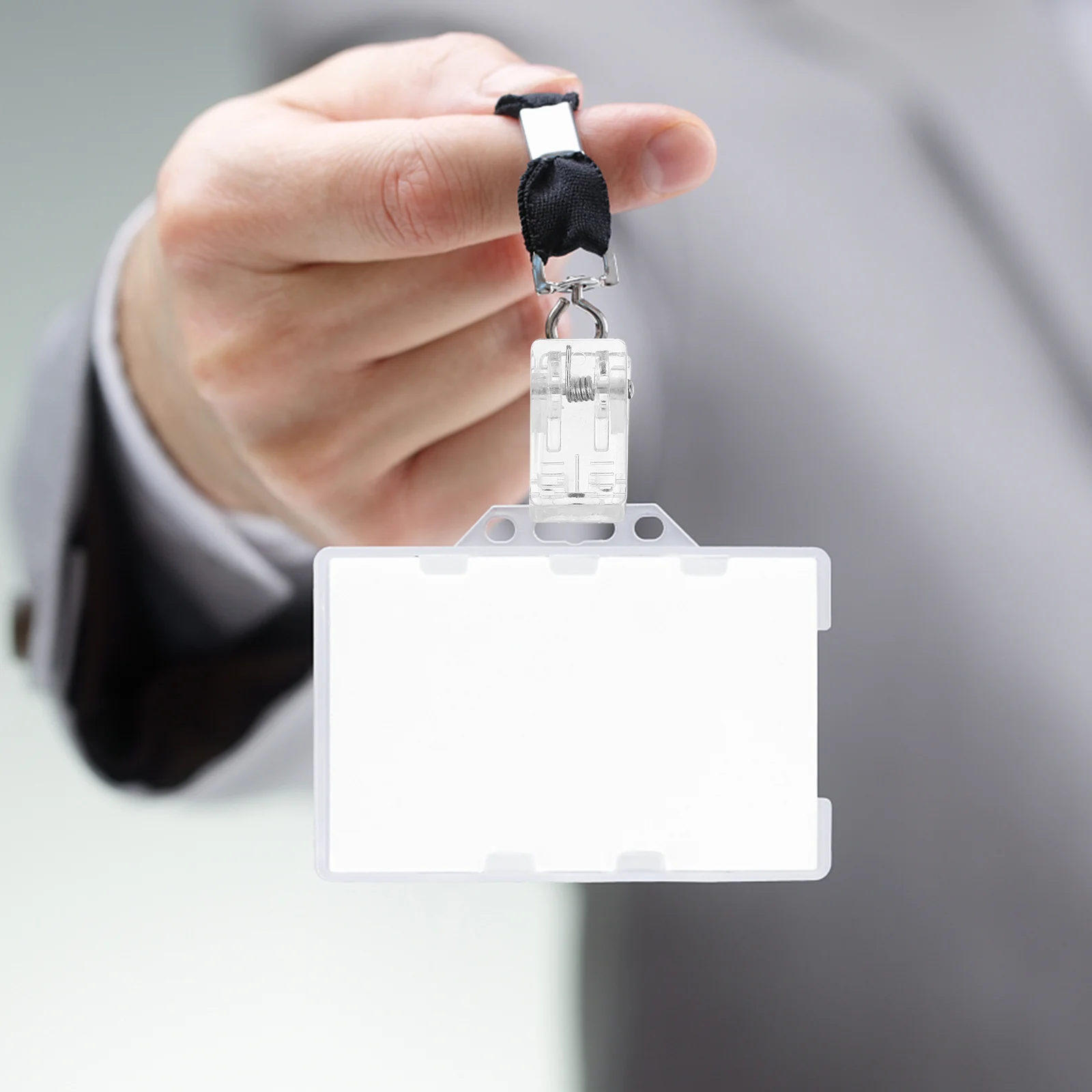 30Pcs Transparent Plastic Name Tag Clip Badge Clamp Id Cards Clip Clear Spring Clips Self Adhesive Wall Clips Paperclips Office
30Pcs Transparent Plastic Name Tag Clip Badge Clamp Id Cards Clip Clear Spring Clips Self Adhesive Wall Clips Paperclips Office