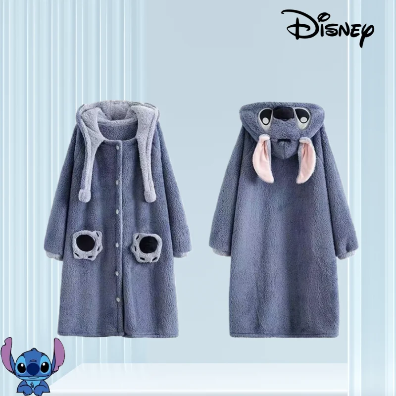 Disney Cute Cartoon Stitch New Fashion Autumn and Winter Bathrobe,Fleece-Lined Thick Coral Fleece Hooded Couple Pajamas Homewear
Disney Cute Cartoon Stitch New Fashion Autumn and Winter Bathrobe,Fleece-Lined Thick Coral Fleece Hooded Couple Pajamas Homewear