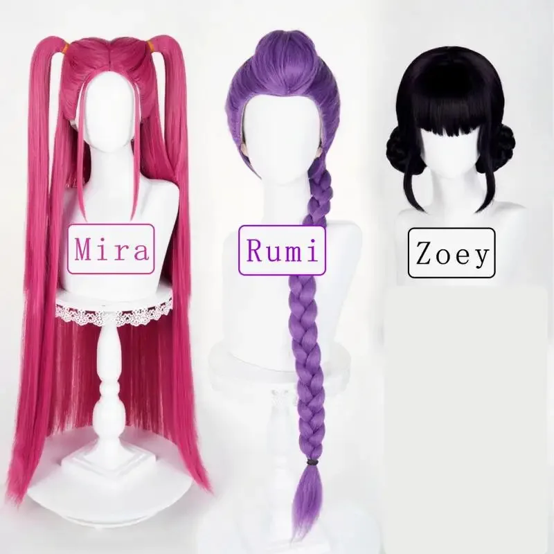 K-Pop Hunters Zoey Rumi Mira Косплей Парик Хэллоуин Женщины Розовый Красный Фиолетовый Черный Термостойкие Парики из Синтетического Волокна Опора
K-Pop Hunters Zoey Rumi Mira Косплей Парик Хэллоуин Женщины Розовый Красный Фиолетовый Черный Термостойкие Парики из Синтетического Волокна Опора