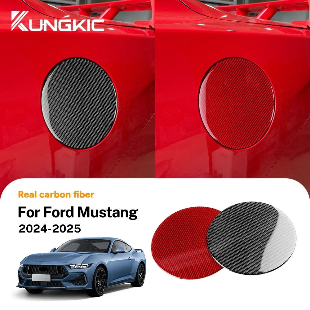 Real Soft Carbon Fiber For Ford Mustang GT 2024 2025 Car Fuel Tank Cap Cover Sticker LHD RHD Trim Exterior Decor Accessories
Real Soft Carbon Fiber For Ford Mustang GT 2024 2025 Car Fuel Tank Cap Cover Sticker LHD RHD Trim Exterior Decor Accessories