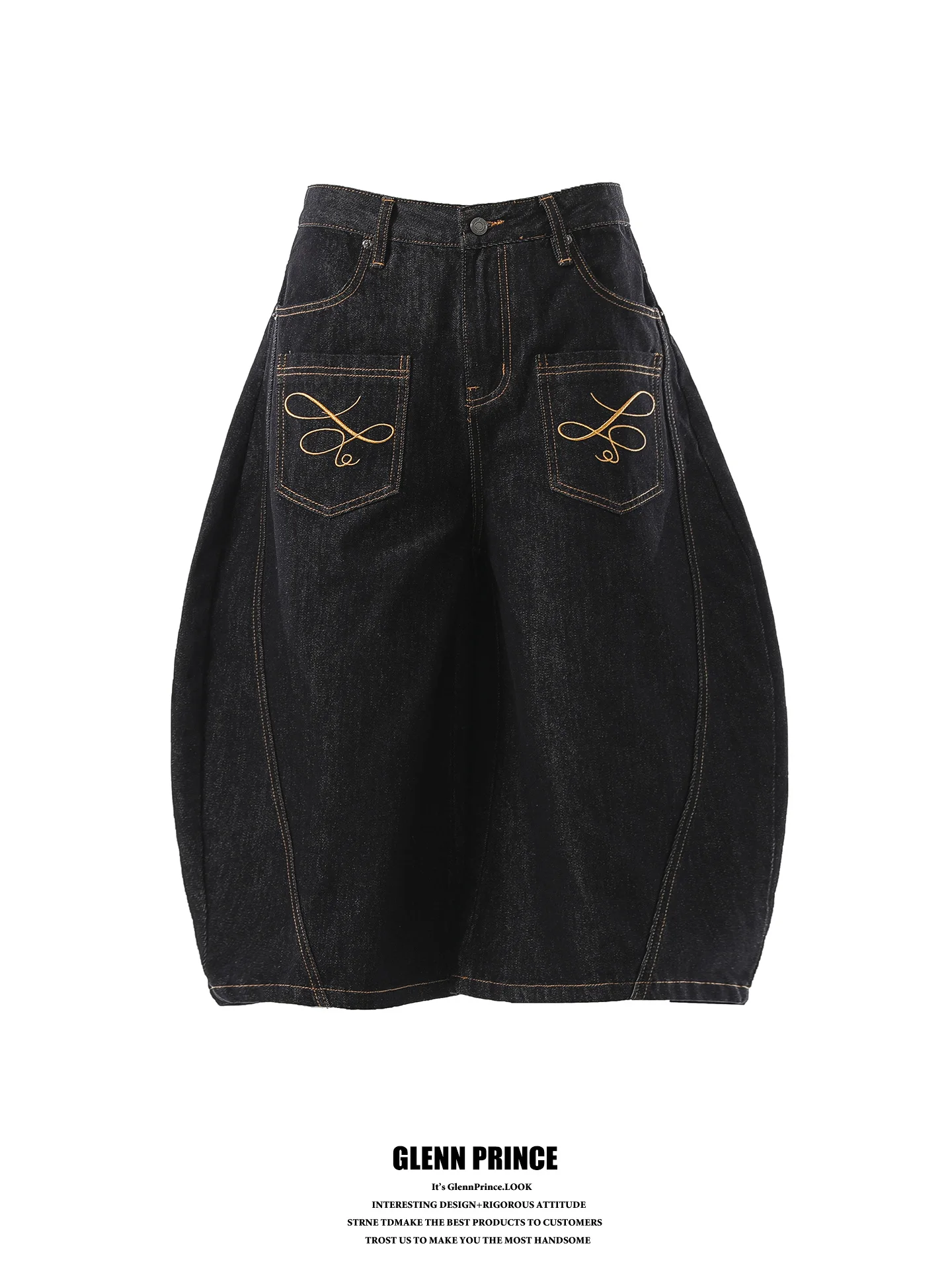 GPstudio Men's Denim Shorts Summer Loose Fit Lazy Feel Seven-Five Pants Back-Wearing Pocket Design Casual Cotton Polyester
GPstudio Men's Denim Shorts Summer Loose Fit Lazy Feel Seven-Five Pants Back-Wearing Pocket Design Casual Cotton Polyester