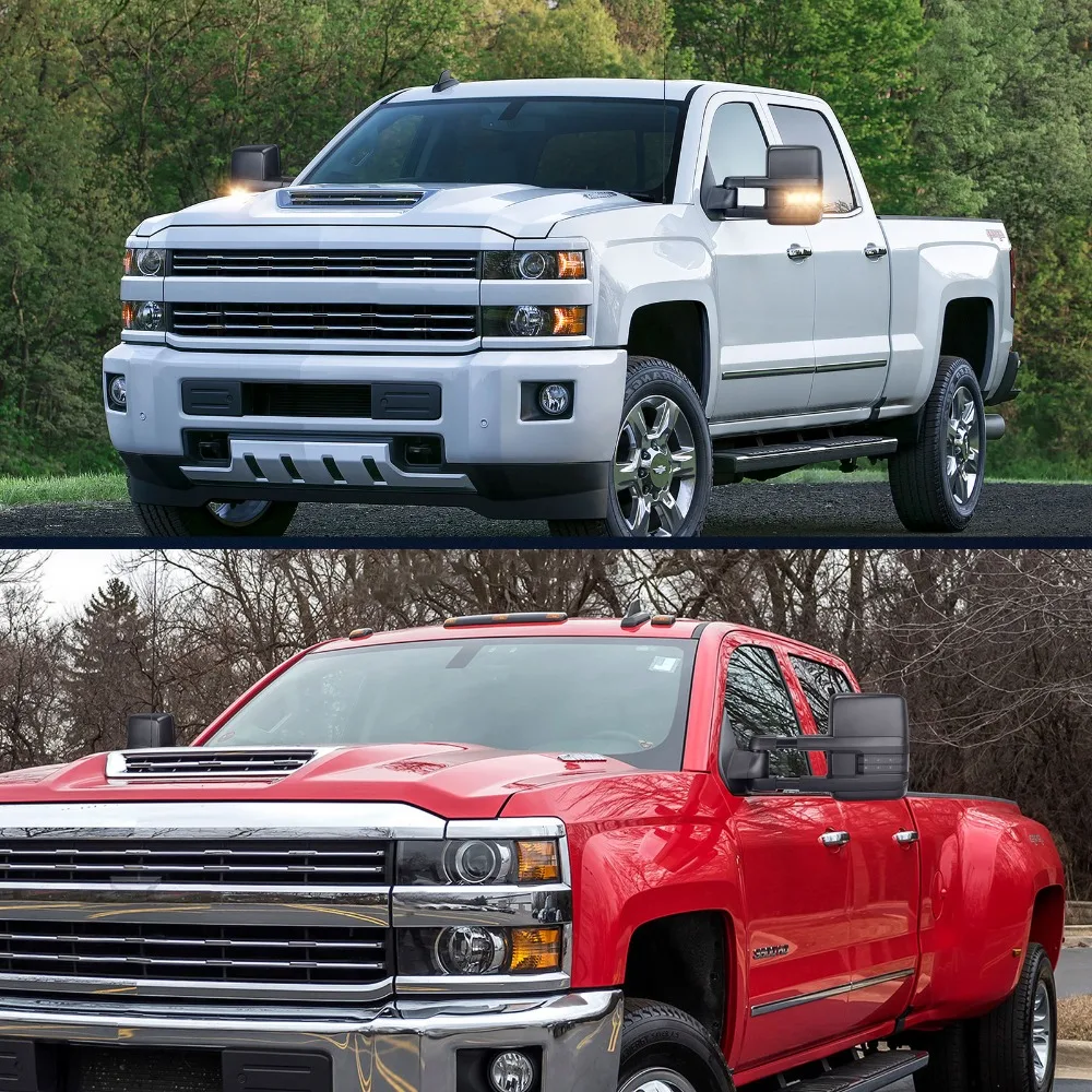 Пара электроприводных зеркал заднего вида с подогревом для Chevrolet Silverado и GMC Sierra 1500 2014-2018 годов выпуска, с функцией указателя поворота
Пара электроприводных зеркал заднего вида с подогревом для Chevrolet Silverado и GMC Sierra 1500 2014-2018 годов выпуска, с функцией указателя поворота