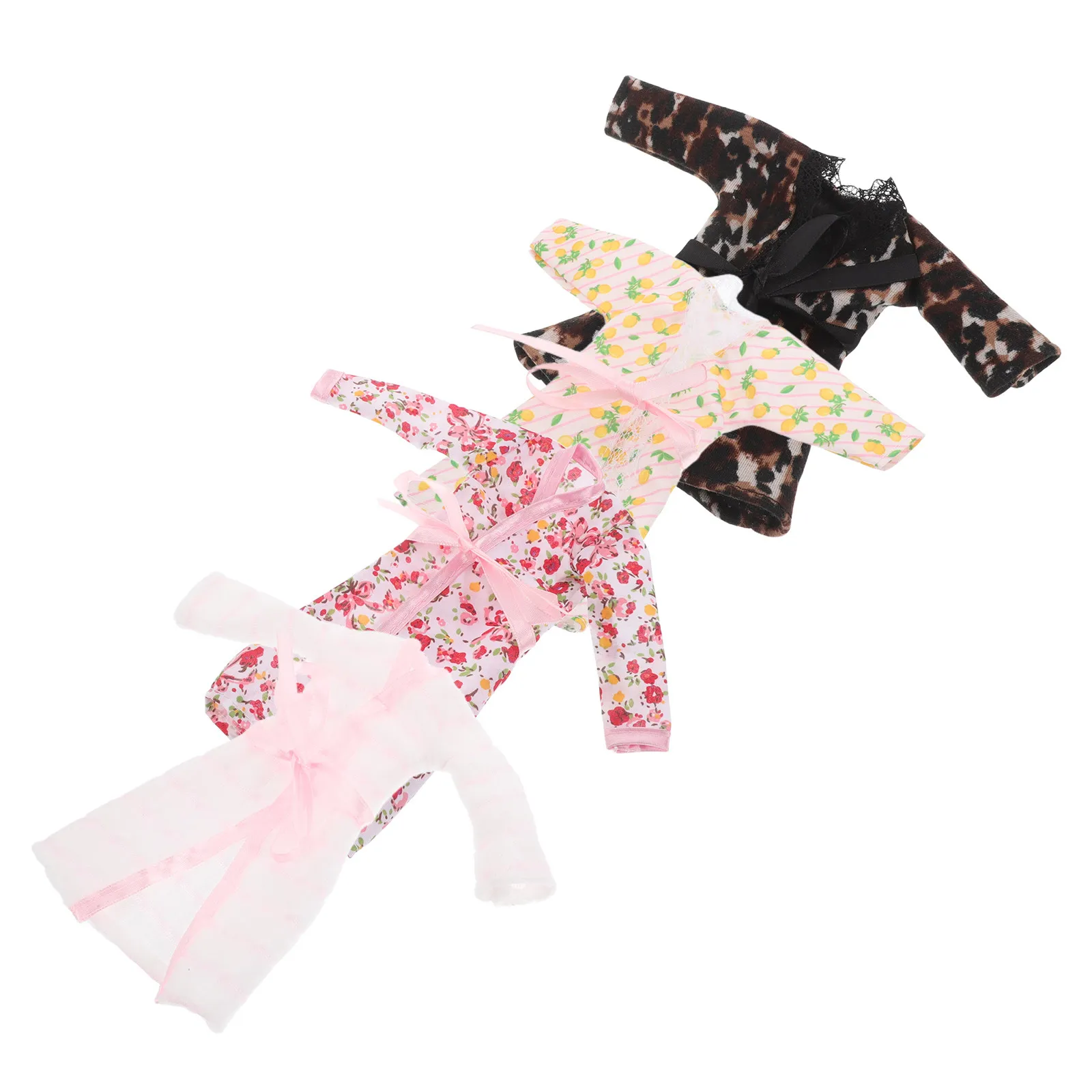 4Sets Mini Bathrobe Robe Accessories Stylish Summer Dressing Gown Headscarf Towel Set Miniature Clothes Bath Bath Miniature
4Sets Mini Bathrobe Robe Accessories Stylish Summer Dressing Gown Headscarf Towel Set Miniature Clothes Bath Bath Miniature