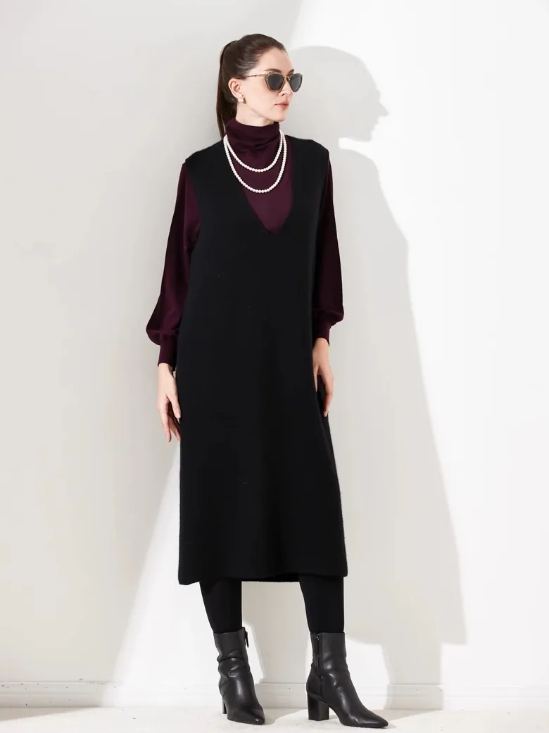 Женская модная облегающая вязаная кофта из смесовой шерсти больших размеров, базовый слой для повседневной носки, корейская версия, 9 апреля
Женская модная облегающая вязаная кофта из смесовой шерсти больших размеров, базовый слой для повседневной носки, корейская версия, 9 апреля