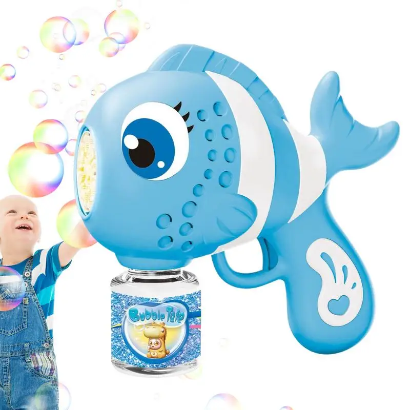Bubble Blower Machine Automatic Bubble Blower With Fun Fish Design Portable Smooth Soap Dispenser Blowing Toy For Boys Girls
Bubble Blower Machine Automatic Bubble Blower With Fun Fish Design Portable Smooth Soap Dispenser Blowing Toy For Boys Girls