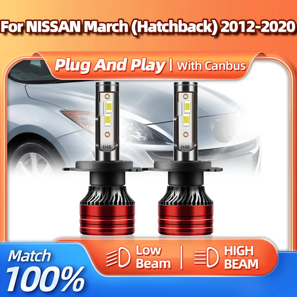 12V 6000K Turbo Lamps 3570 CSP Car Headlight 120W 20000LM Auto Light For NISSAN March (Hatchback) 2012-2016 2017 2018 2019 2020
12V 6000K Turbo Lamps 3570 CSP Car Headlight 120W 20000LM Auto Light For NISSAN March (Hatchback) 2012-2016 2017 2018 2019 2020