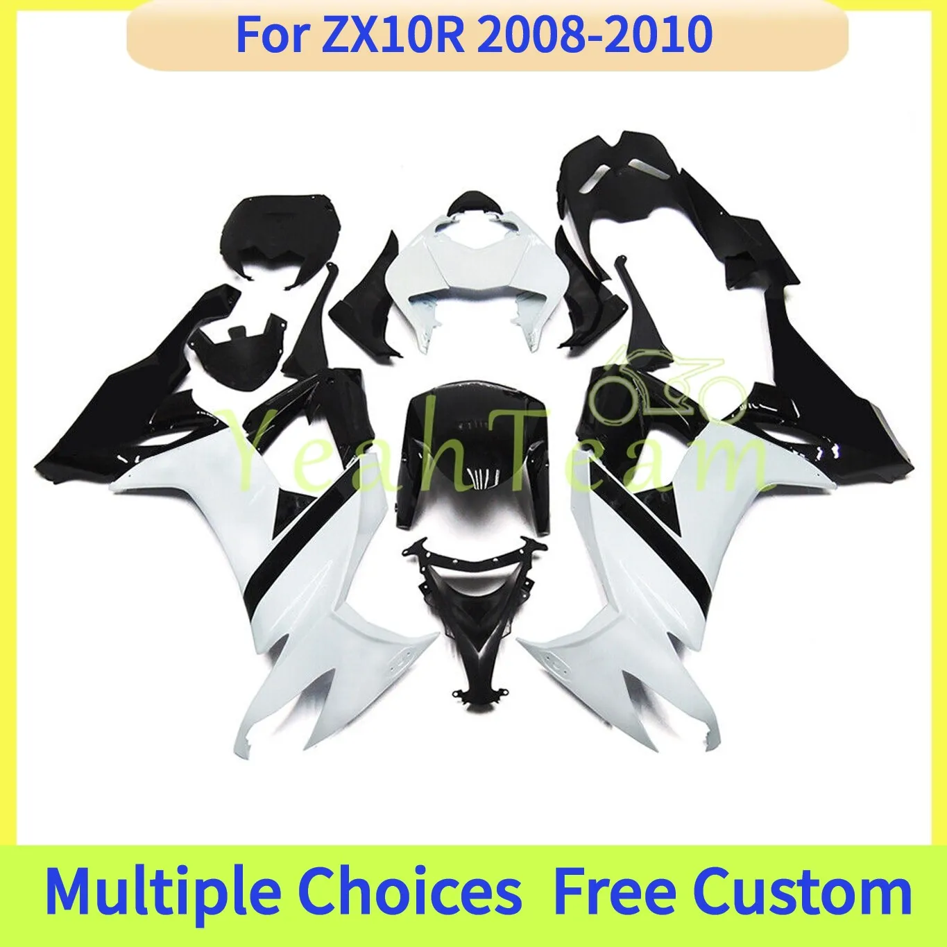 Ninja ZX10R 2008 2009 2010 Higher Quality Fairing kit For kawasaki zx-10r 636 ZX 10R 08-10 Accessories Full Fairings Panel Cowl
Ninja ZX10R 2008 2009 2010 Higher Quality Fairing kit For kawasaki zx-10r 636 ZX 10R 08-10 Accessories Full Fairings Panel Cowl