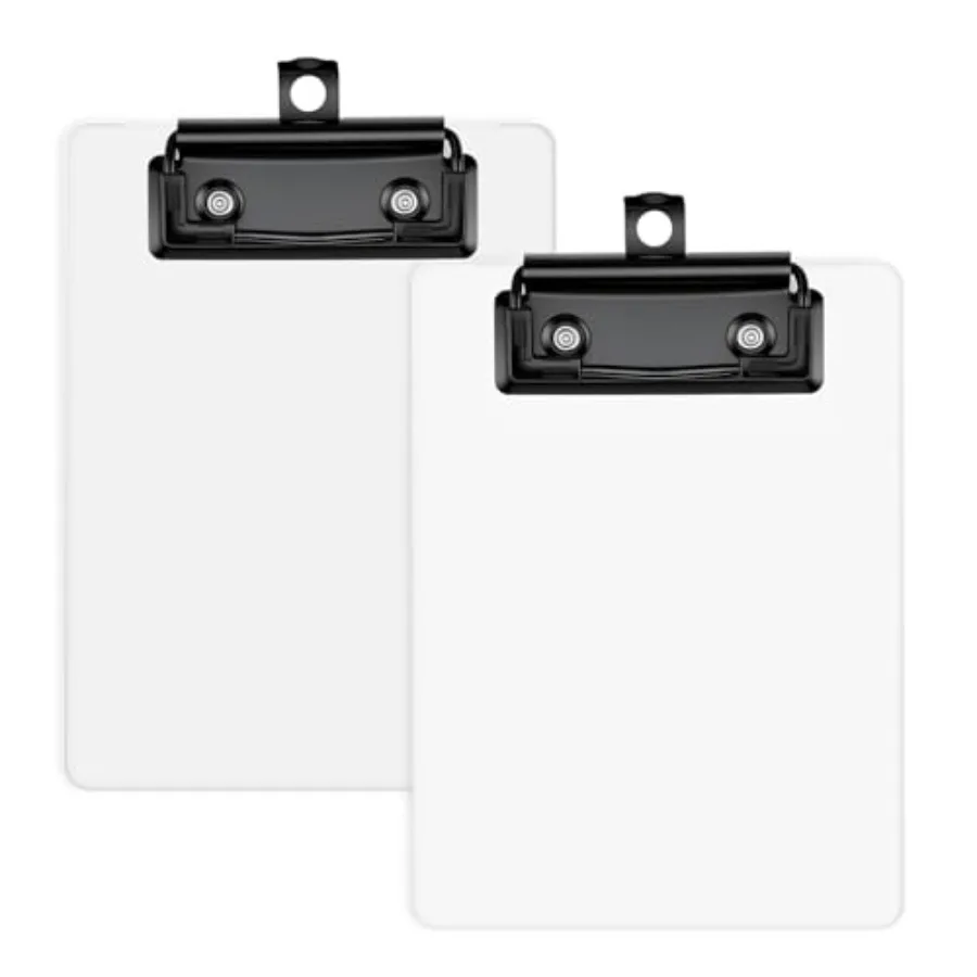 4.1x5.9in Mini Clip Boards Thick Acrylic Fit 3.5x4.7in Paper, 3mm Thick 2PCS Clipboard with Retractable Hanging Hook for Home O
4.1x5.9in Mini Clip Boards Thick Acrylic Fit 3.5x4.7in Paper, 3mm Thick 2PCS Clipboard with Retractable Hanging Hook for Home O