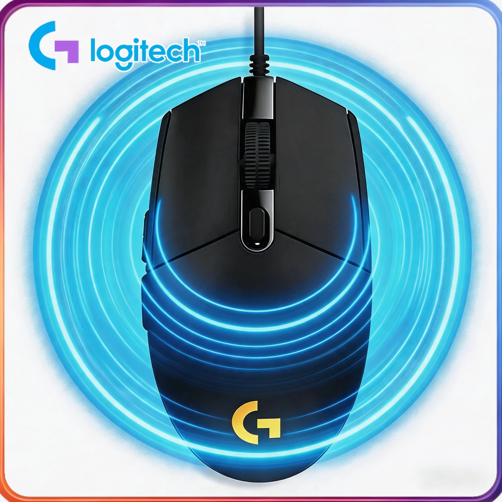 The G102/G203 models with 8000dpi sensor, featuring LIGHTSYNC lighting effect, are compatible with both desktop