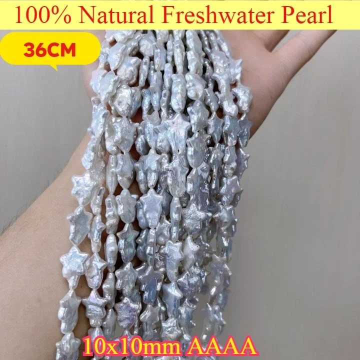 10x10mm AAAA Textured Surface Natural Freshwater Pearl Baroque Star White Bead Jewelry Make DIY Necklace Bracelet Women Wedding
10x10mm AAAA Textured Surface Natural Freshwater Pearl Baroque Star White Bead Jewelry Make DIY Necklace Bracelet Women Wedding