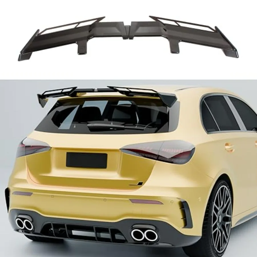 Rear window roof spoiler wing for hatchback/SUV/wagon hatch mount, gloss black ABS plastic, lightweight aerodynamic design
Rear window roof spoiler wing for hatchback/SUV/wagon hatch mount, gloss black ABS plastic, lightweight aerodynamic design