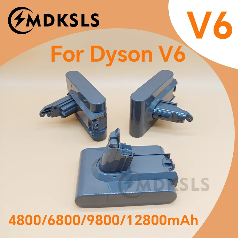 21.6V 12800mAh For Dyson V6 Battery Replacement DC62 DC59 DC58 SV03 SV04 SV09 V6 Animal Motorhead V6 Slim Absolute Vacuum Batter
21.6V 12800mAh For Dyson V6 Battery Replacement DC62 DC59 DC58 SV03 SV04 SV09 V6 Animal Motorhead V6 Slim Absolute Vacuum Batter