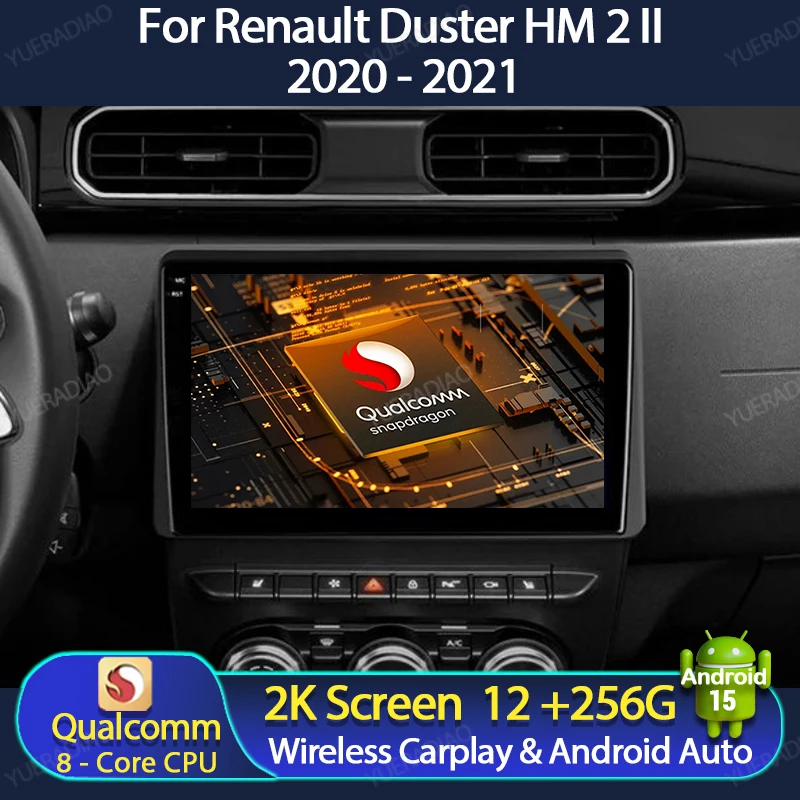 Автомобильный радиоприемник Android 15 для Renault Duster HM 2 II 2020-2021 Arkana 1 I 2019-2021 Мультимедийный видеоплеер 4G LTE 5G WIFI QLED
Автомобильный радиоприемник Android 15 для Renault Duster HM 2 II 2020-2021 Arkana 1 I 2019-2021 Мультимедийный видеоплеер 4G LTE 5G WIFI QLED