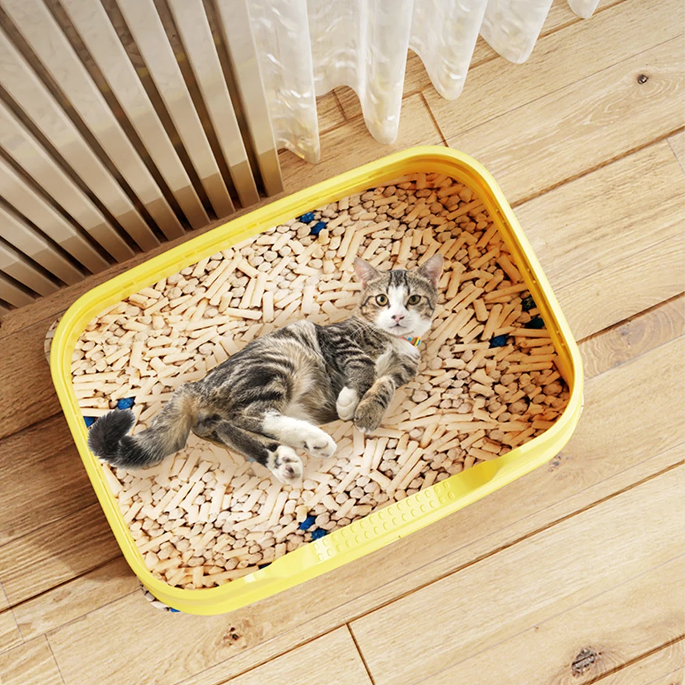 Large Cat Litter Box Enclosed Cat Toilet with Handle Cat Bedpans Cat Litter Pan for Larger Cat Breeds Or Multiple Cat Households
Large Cat Litter Box Enclosed Cat Toilet with Handle Cat Bedpans Cat Litter Pan for Larger Cat Breeds Or Multiple Cat Households