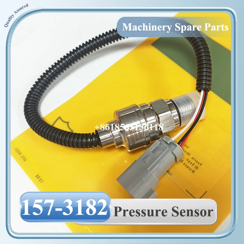 Pressure Sensor 157-3182 1573182 for Excavator 312C 312D 320C 320D 321C 322C 324D 325C Construction Machinery Parts
Pressure Sensor 157-3182 1573182 for Excavator 312C 312D 320C 320D 321C 322C 324D 325C Construction Machinery Parts