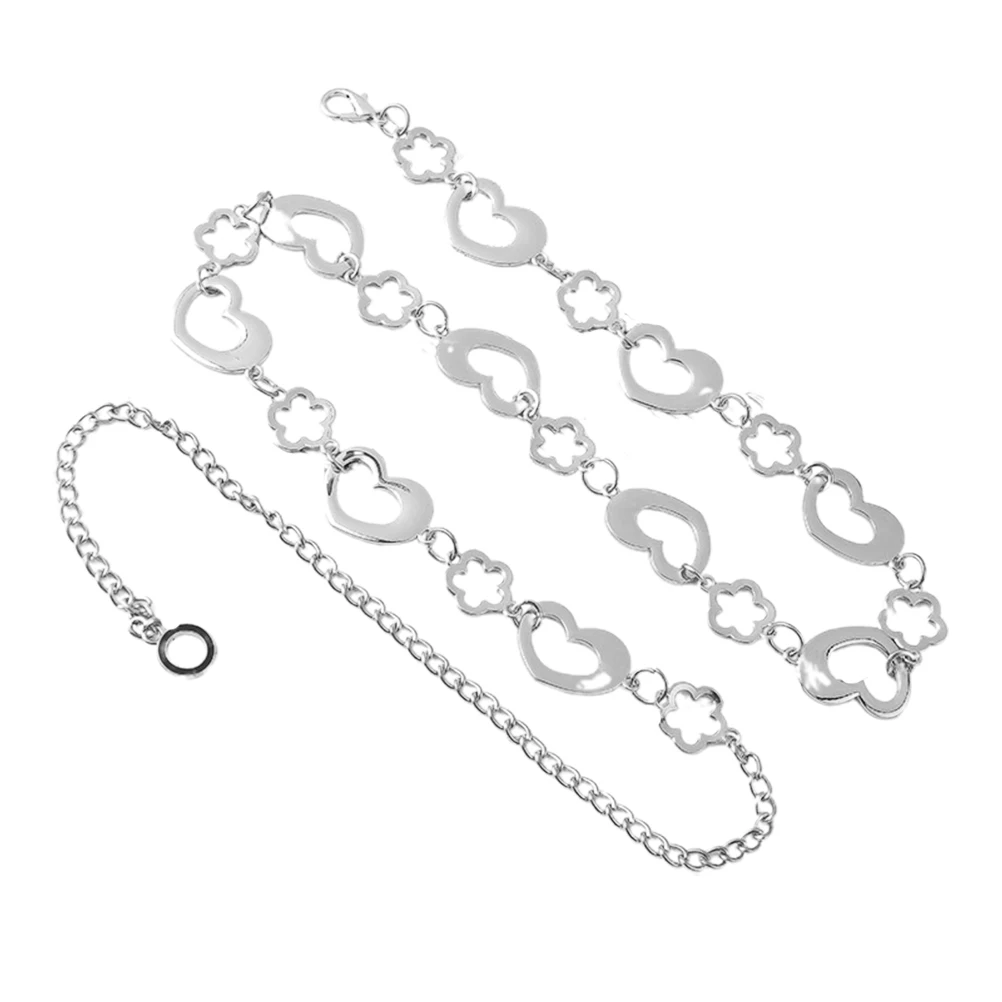 1Pc Simple Metal Waist Chain All-match Heart Shape Dress Belt Waist Chain Fashion Waist (Silver)
1Pc Simple Metal Waist Chain All-match Heart Shape Dress Belt Waist Chain Fashion Waist (Silver)