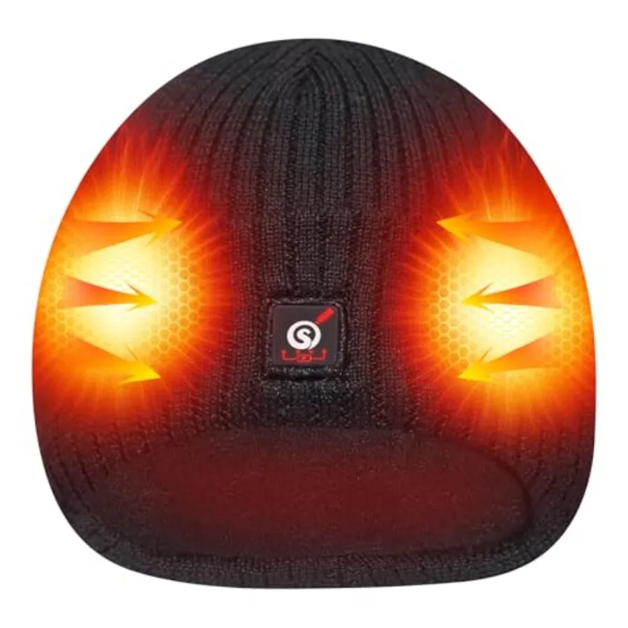 Heated Hat for Men Women Long-Lasting Anti-Freeze Battery Electric Winter Beanie for Outdoor Activities in Cold Weather with Ad
Heated Hat for Men Women Long-Lasting Anti-Freeze Battery Electric Winter Beanie for Outdoor Activities in Cold Weather with Ad