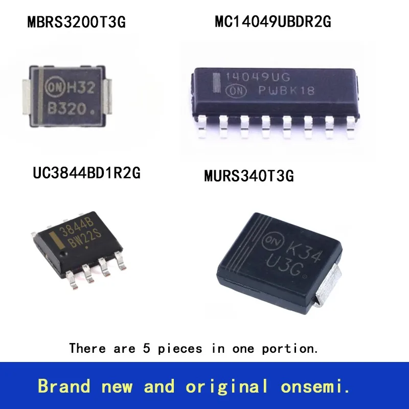 5PCS Original genuine products. ON Semiconductor models such as MBRS3200T3G MC14049UBDR2G UC3844BD1R2G MURS340T3G
5PCS Original genuine products. ON Semiconductor models such as MBRS3200T3G MC14049UBDR2G UC3844BD1R2G MURS340T3G