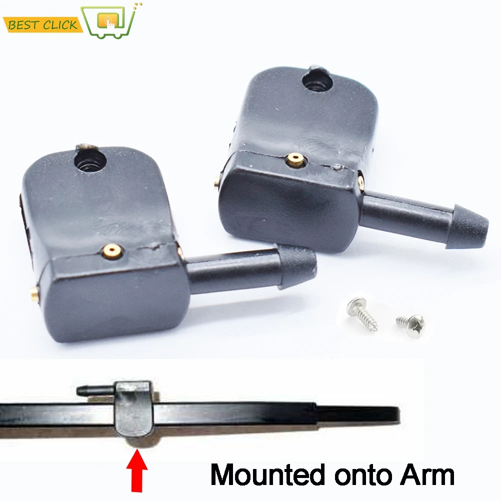 2Pcs/set Universal Washer Nozzle Spray Jet For Mercedes-Benz Vito W638 Sprinter I II Mounted onto Wiper Arm Sprayer 1995 - 2006
2Pcs/set Universal Washer Nozzle Spray Jet For Mercedes-Benz Vito W638 Sprinter I II Mounted onto Wiper Arm Sprayer 1995 - 2006