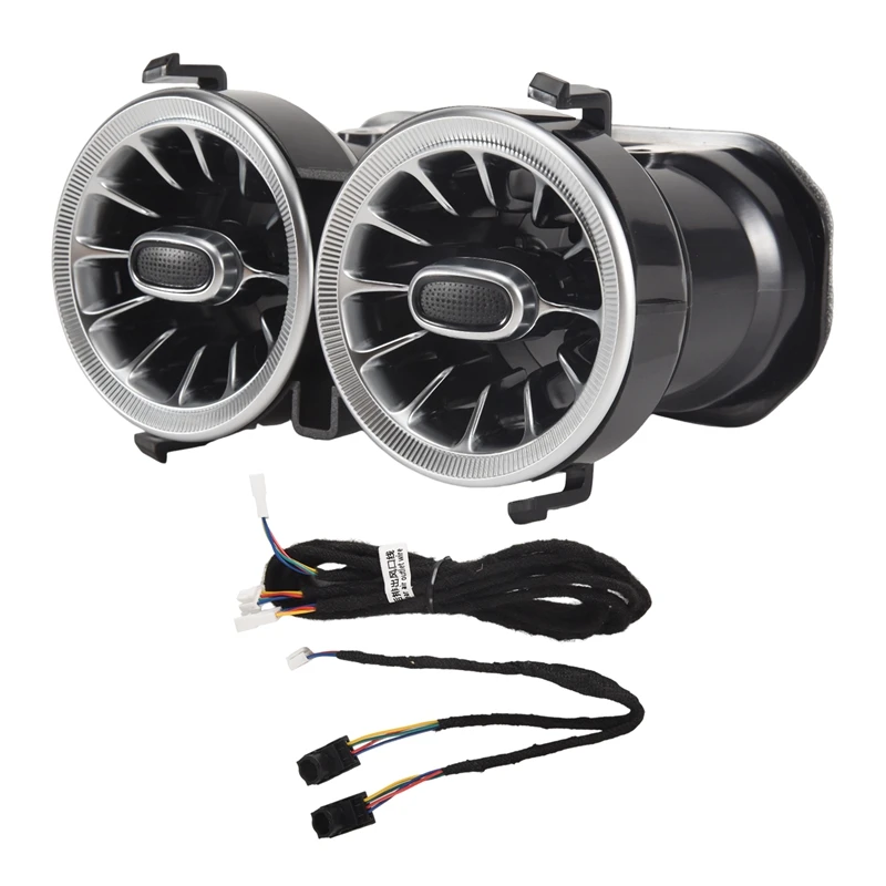 For Mercedes-Benz A-Class W177 2019-2024 64 Colors Rear Air Conditioner Outlet LED Ambient Light Lamp Turbine Air Vent
For Mercedes-Benz A-Class W177 2019-2024 64 Colors Rear Air Conditioner Outlet LED Ambient Light Lamp Turbine Air Vent