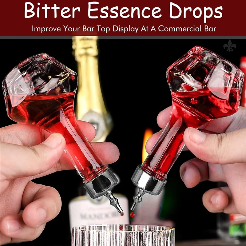 6 PCS Bitters Bottle Set-50Ml/1.6Oz Glass Dash Bottles With Dasher Tops, Professional Bar Tools For Cocktail For Making
6 PCS Bitters Bottle Set-50Ml/1.6Oz Glass Dash Bottles With Dasher Tops, Professional Bar Tools For Cocktail For Making