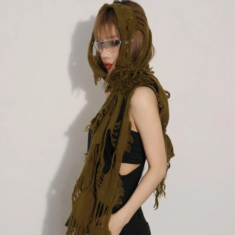 652F Popular Wool Neck Scarf Neck Warmer Soft and Durable Ragged Scarf for Men and Women 2000s Casual Wear Neck Scarves
652F Popular Wool Neck Scarf Neck Warmer Soft and Durable Ragged Scarf for Men and Women 2000s Casual Wear Neck Scarves