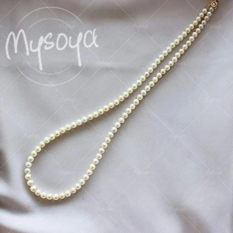 MYSOYA 4-5mm Akoya Seawater Pearl Necklace, Suitable for Birthday/ Anniversary/ Wedding/ Mother's Day/ Father's Day Gift A1053
MYSOYA 4-5mm Akoya Seawater Pearl Necklace, Suitable for Birthday/ Anniversary/ Wedding/ Mother's Day/ Father's Day Gift A1053