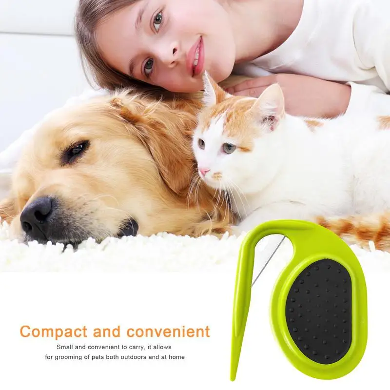 Knotting Comb For Cats Stainless Steel Anti Slip Knot Cutter With Pointed Hook Multifunctional Hair Knot Accessories Portable
Knotting Comb For Cats Stainless Steel Anti Slip Knot Cutter With Pointed Hook Multifunctional Hair Knot Accessories Portable