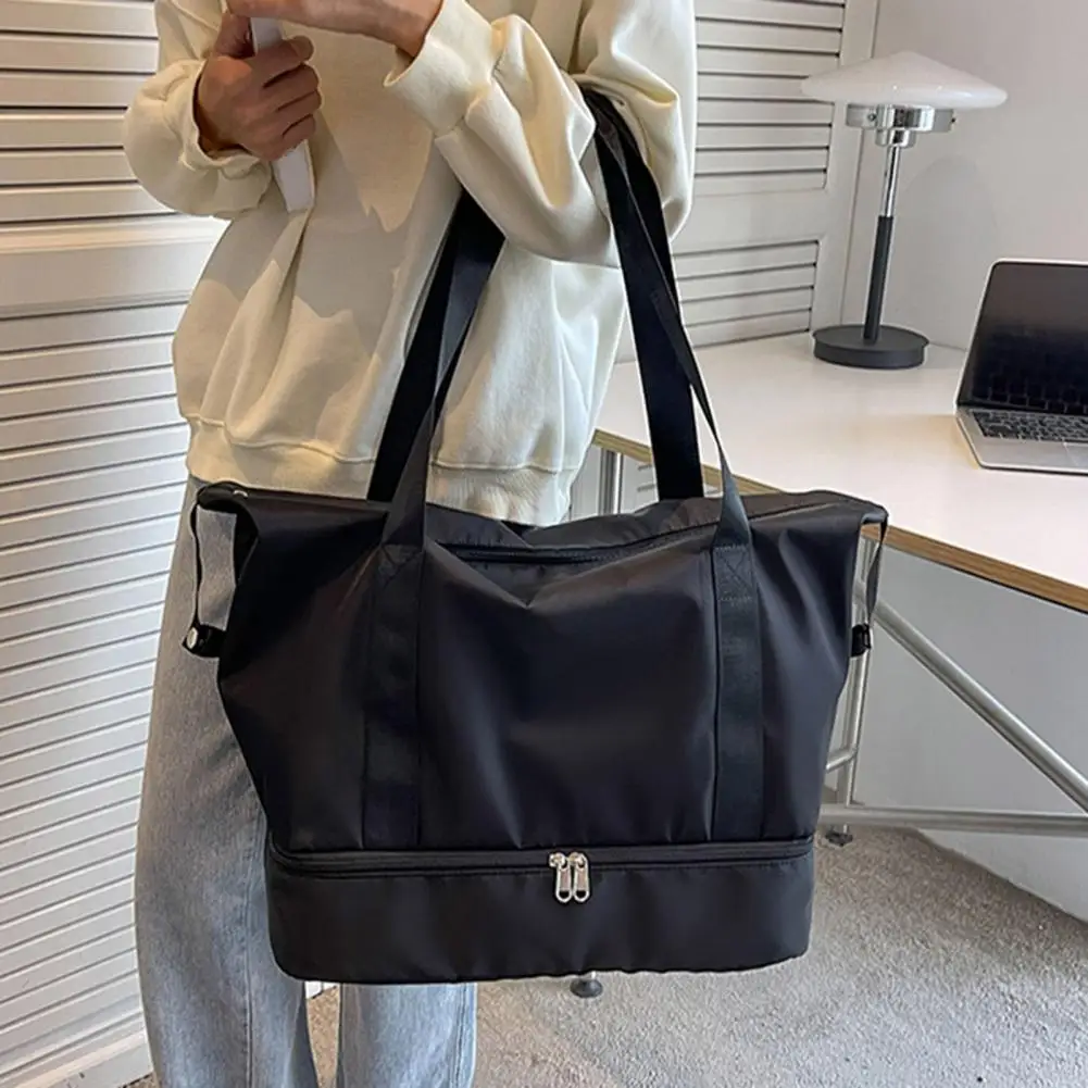 Waterproof Gym Tote Duffle Bag with Wet Pocket Shoe Compartment Weekender Overnight Tote for Travel Fitness Swimming
Waterproof Gym Tote Duffle Bag with Wet Pocket Shoe Compartment Weekender Overnight Tote for Travel Fitness Swimming