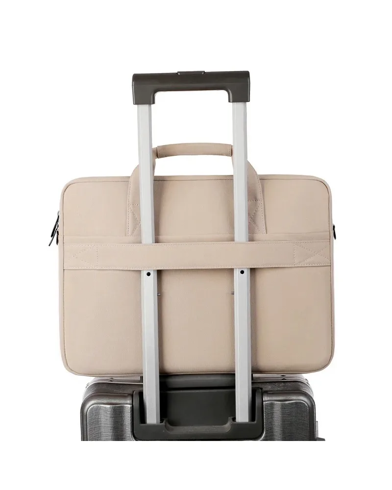 Beige Laptop Handbag 13 14 15.6 Inch Notebook Briefcase Water Resistant Oxford Cloth Portable Business Computer Bag
Beige Laptop Handbag 13 14 15.6 Inch Notebook Briefcase Water Resistant Oxford Cloth Portable Business Computer Bag