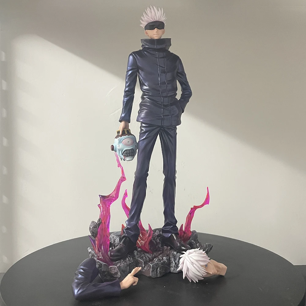 33cm Jujutsu Kaisen Satoru Gojo PVC Action Figure Anime Figure 2 Heads 2 Arms Statue Model Toys Collection Christmas Doll Gifts
33cm Jujutsu Kaisen Satoru Gojo PVC Action Figure Anime Figure 2 Heads 2 Arms Statue Model Toys Collection Christmas Doll Gifts