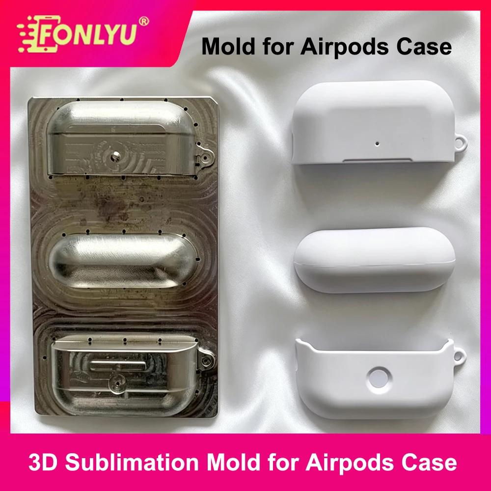 FONLYU 3D Sublimation Vacuum Thermal Transfer Phone Case Printing DIY Mold Mould Tool for Airpods 1 2 3 4 Pro max Earphone Cove
FONLYU 3D Sublimation Vacuum Thermal Transfer Phone Case Printing DIY Mold Mould Tool for Airpods 1 2 3 4 Pro max Earphone Cove