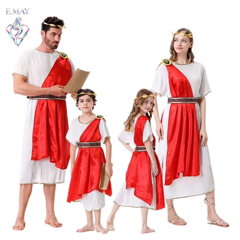 Halloween Cosplay Parent-Child Outfit Roman Costume Masquerade Ball Role-Playing Performance Clothes Ladies Ethnic Stage Costume
Halloween Cosplay Parent-Child Outfit Roman Costume Masquerade Ball Role-Playing Performance Clothes Ladies Ethnic Stage Costume
