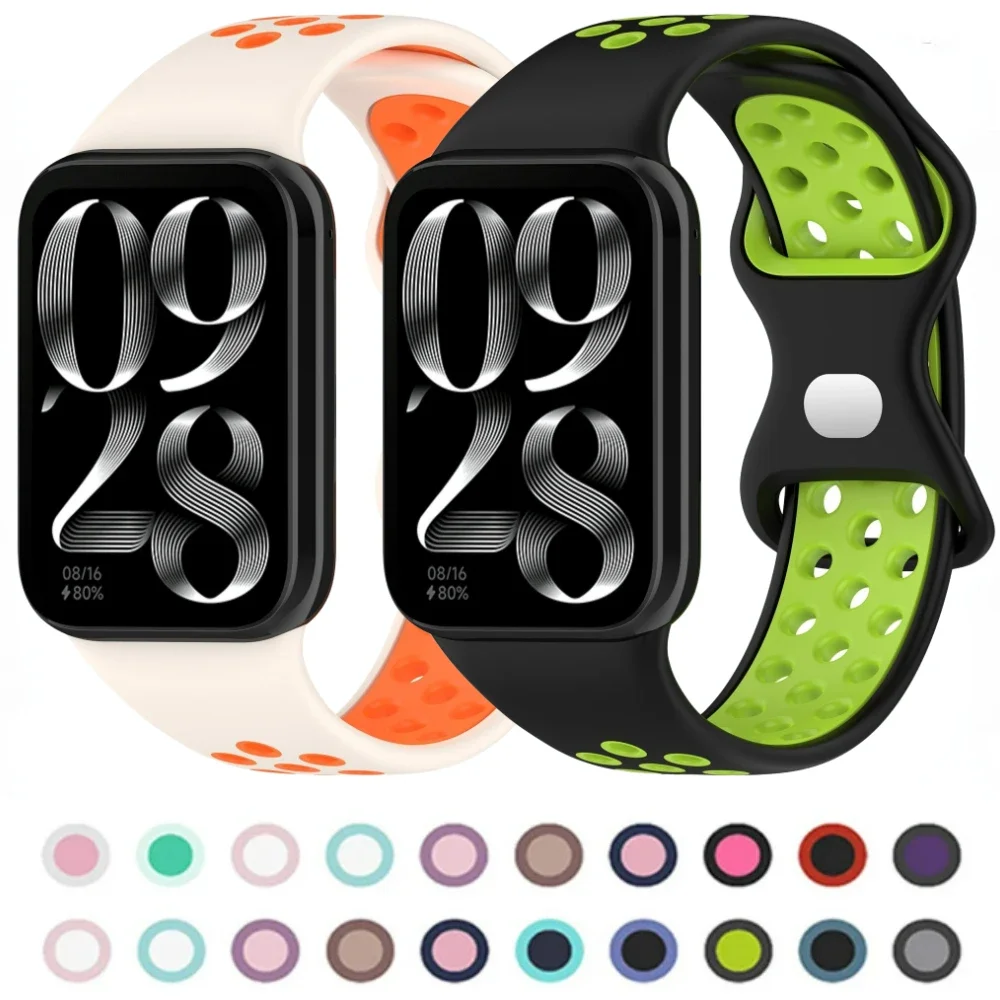Sport Silicone Strap Xiaomi Mi Band 9 Pro/Mi 8 Pro Bracelet Wristband Belt for Redmi Watch 5/4 Two-color Wrist Strap Accessories
Sport Silicone Strap Xiaomi Mi Band 9 Pro/Mi 8 Pro Bracelet Wristband Belt for Redmi Watch 5/4 Two-color Wrist Strap Accessories
