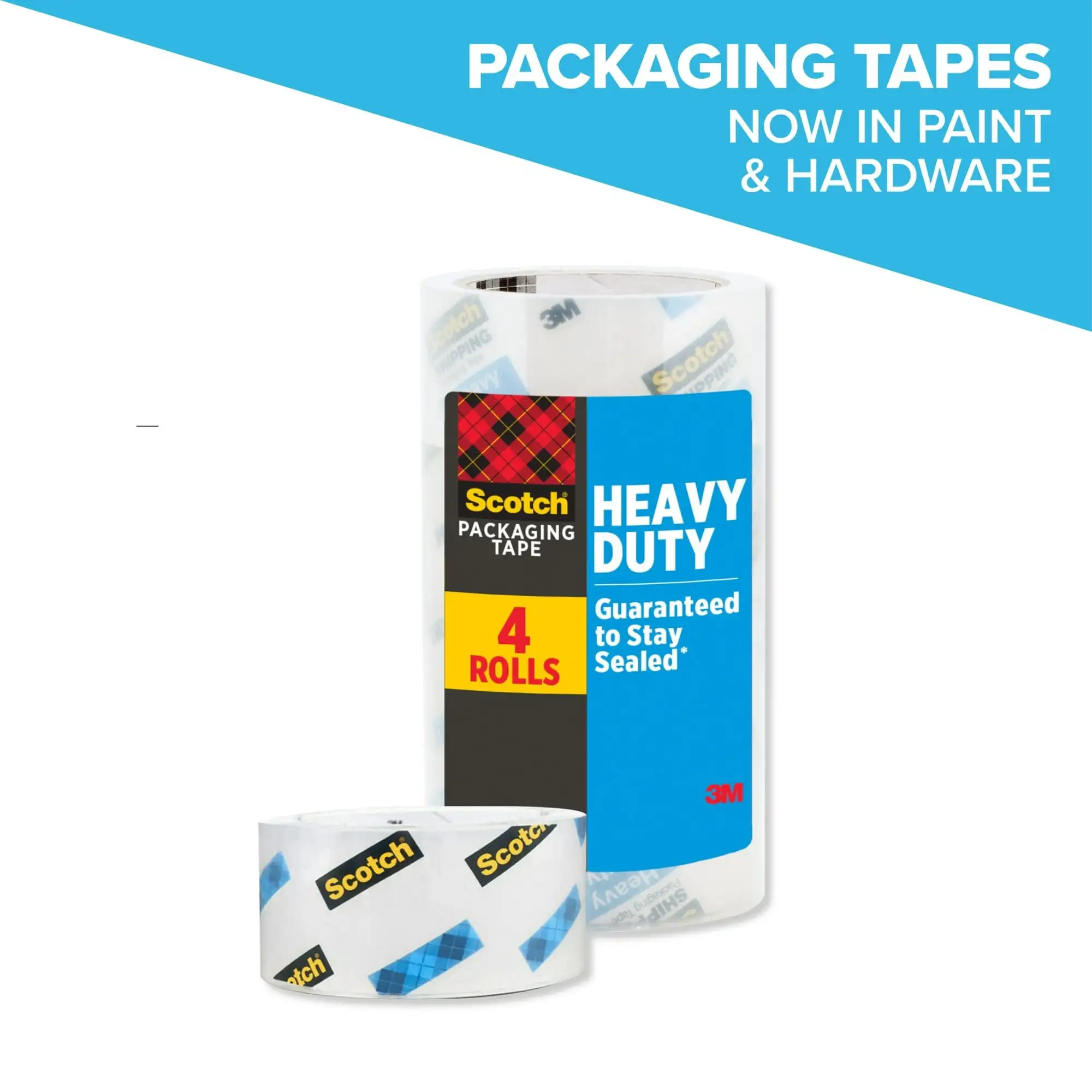 packing tape--Duty Shipping Packing Tape, Clear, 1.88 in. x 54.6 yd., 4 Tape Rolls
packing tape--Duty Shipping Packing Tape, Clear, 1.88 in. x 54.6 yd., 4 Tape Rolls