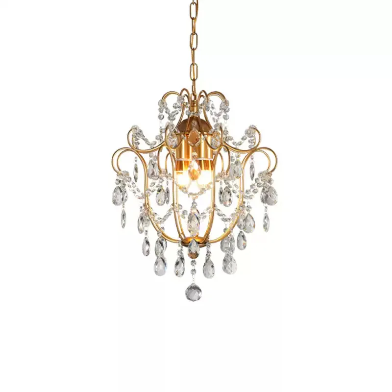 Rural American medieval corridor cloakroom balcony home light luxury chandelier
Rural American medieval corridor cloakroom balcony home light luxury chandelier