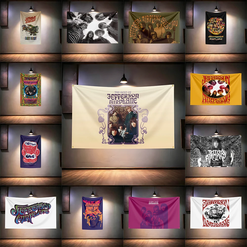 Rock Music Flag 3x5ft for Jefferson Airplane Fans Banner HD Print Brass Grommet Garage Bedroom Living Room Dorm Wall Decor Tapes
Rock Music Flag 3x5ft for Jefferson Airplane Fans Banner HD Print Brass Grommet Garage Bedroom Living Room Dorm Wall Decor Tapes