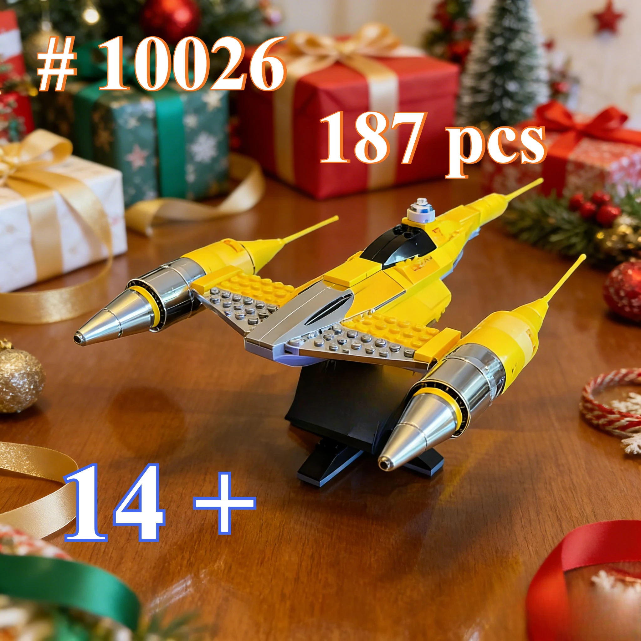 Наборы строительных блоков Star Yellow Fighter 10026, подходящие для подарков на день рождения, совместимые с деталями Legoed, 187 шт.
Наборы строительных блоков Star Yellow Fighter 10026, подходящие для подарков на день рождения, совместимые с деталями Legoed, 187 шт.