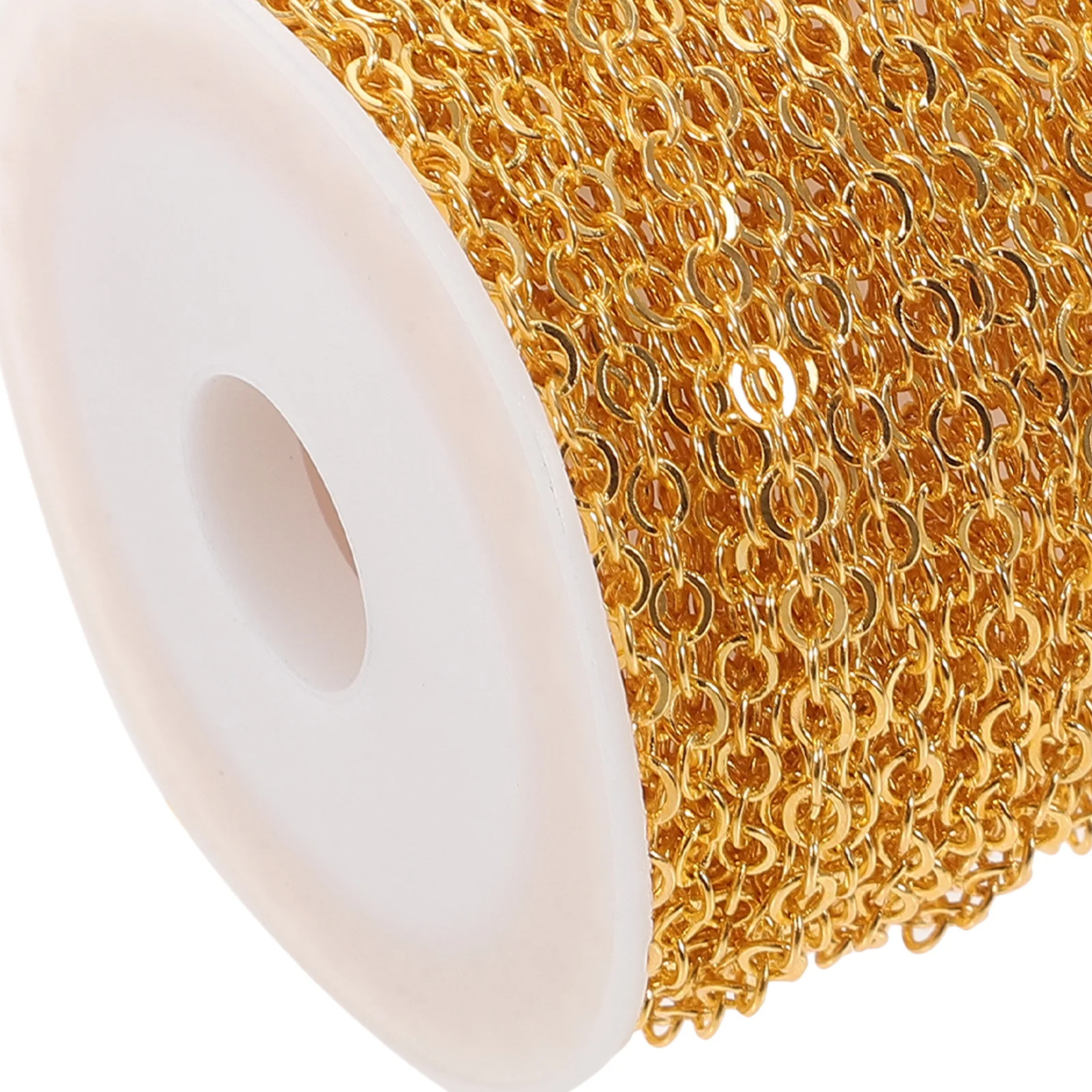 1 Roll Of Copper Cross Chain 3M Long Diy Jewelry Making Link For Necklace Bracelet Pendant Handbag Clothing Craft Accessory
1 Roll Of Copper Cross Chain 3M Long Diy Jewelry Making Link For Necklace Bracelet Pendant Handbag Clothing Craft Accessory