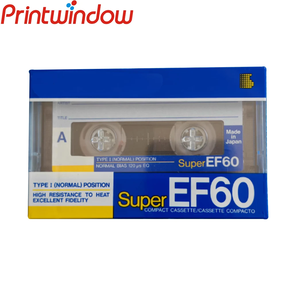 1PC Original New Type I Blank Cassette Tape Sealed For SONY Super EF60
1PC Original New Type I Blank Cassette Tape Sealed For SONY Super EF60