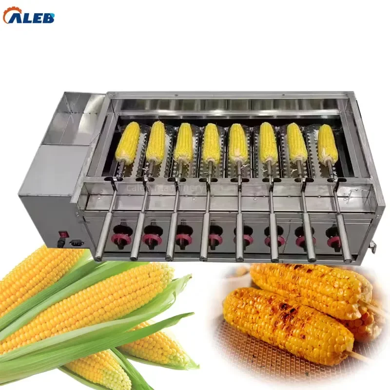 YWM Certificate Multifunctional Gas-Heated 8 Corn Grilling Machine Electric Corn Roaster Machine for Snack Stand
YWM Certificate Multifunctional Gas-Heated 8 Corn Grilling Machine Electric Corn Roaster Machine for Snack Stand