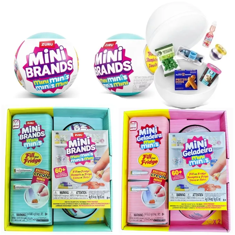 5 Colors Mini Fridge Blind Box Miniature Sim Food Model Surprise Collectible Toy Kids Pretend Play Birthday Surprise Gift
5 Colors Mini Fridge Blind Box Miniature Sim Food Model Surprise Collectible Toy Kids Pretend Play Birthday Surprise Gift